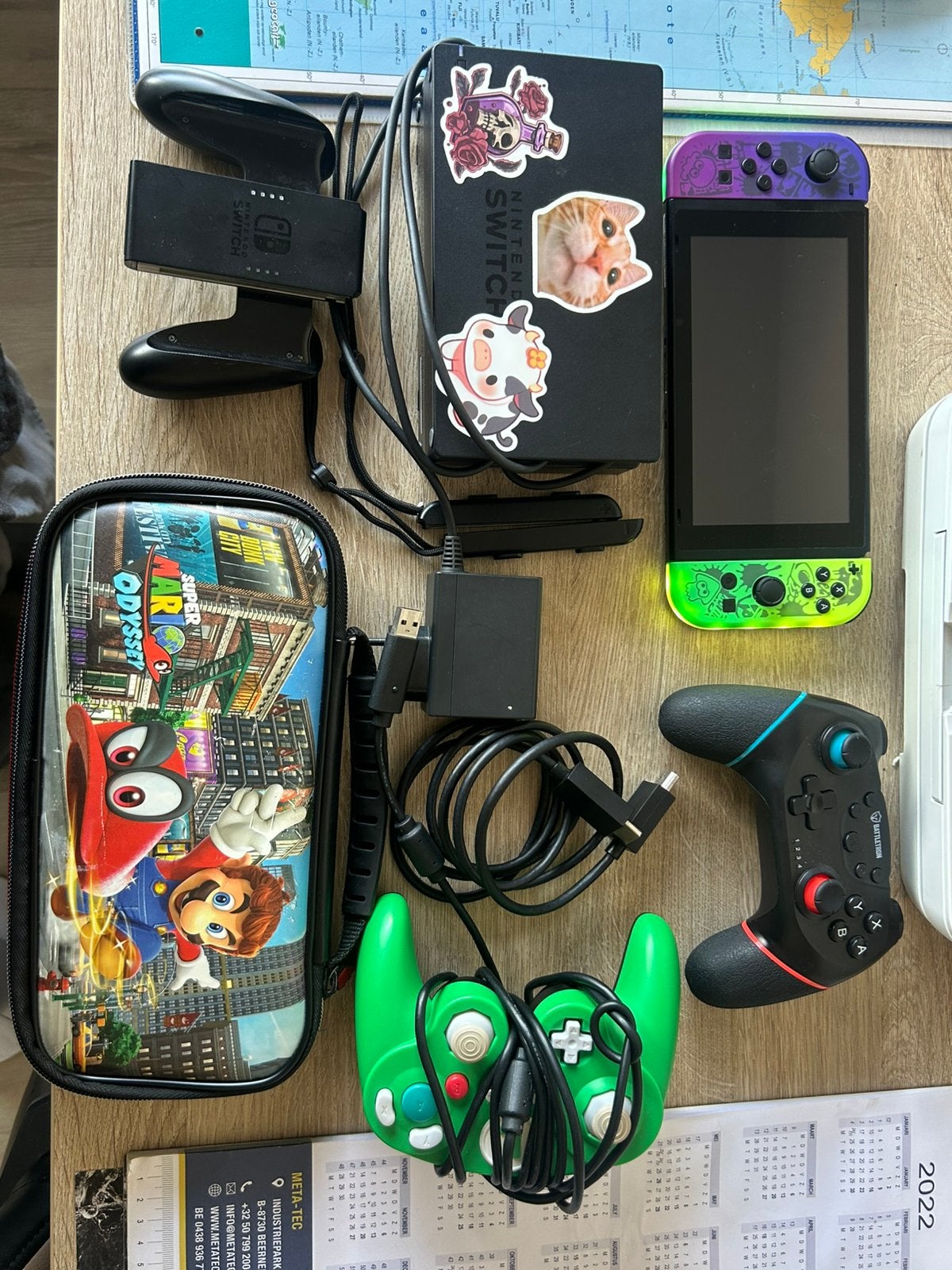 Nintendo switch 1 (PRIJSBESPREEKBAAR !!), Ophalen, Switch Original, Met 3 controllers of meer, Gebruikt