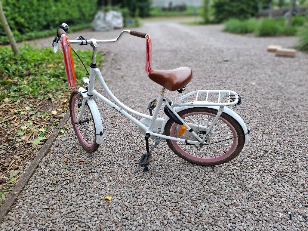 Meisjesfiets 20 inch popal, Ophalen, Terugtraprem, Gebruikt, Handrem