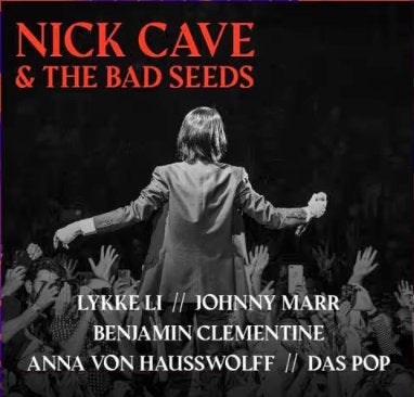 2 tickets Live is Live 2026 - Nick Cave & The Bad Seeds, Twee personen