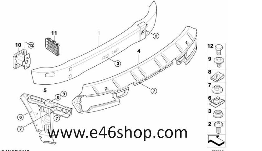 BMW M6 ACHTERBUMPER PLASTIC LIJST NIEUW ORG BMW 51127898298, Autos : Pièces & Accessoires, Neuf, -, -, Enlèvement ou Envoi