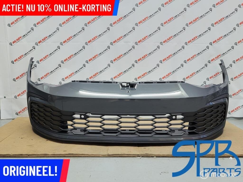 GOLF 8 VIII LC7Q GTI GTD Voorbumper 5H0807221G DOLFIJN GRIJS, Auto-onderdelen, Nieuw, Ophalen of Verzenden, Bumper, Volkswagen