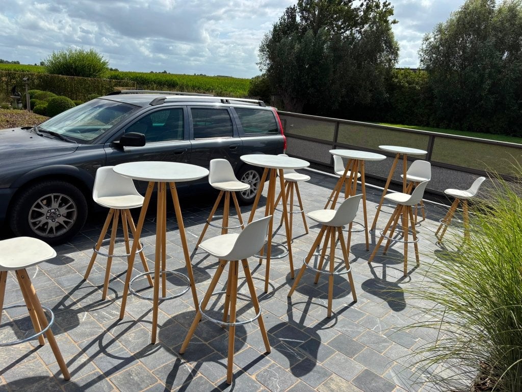 Partytafels en stoelen, Huis en Inrichting, Tafels | Statafels, Ophalen, Gebruikt