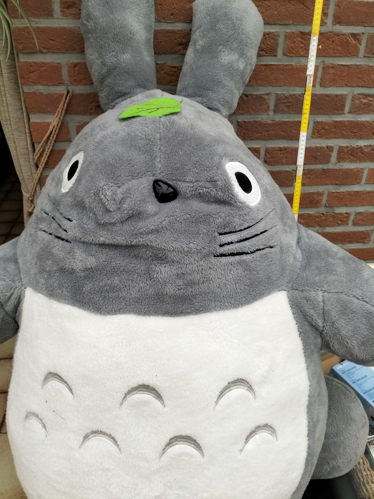 grijze Japanse totoro knuffel XL. --120 cm, Ophalen