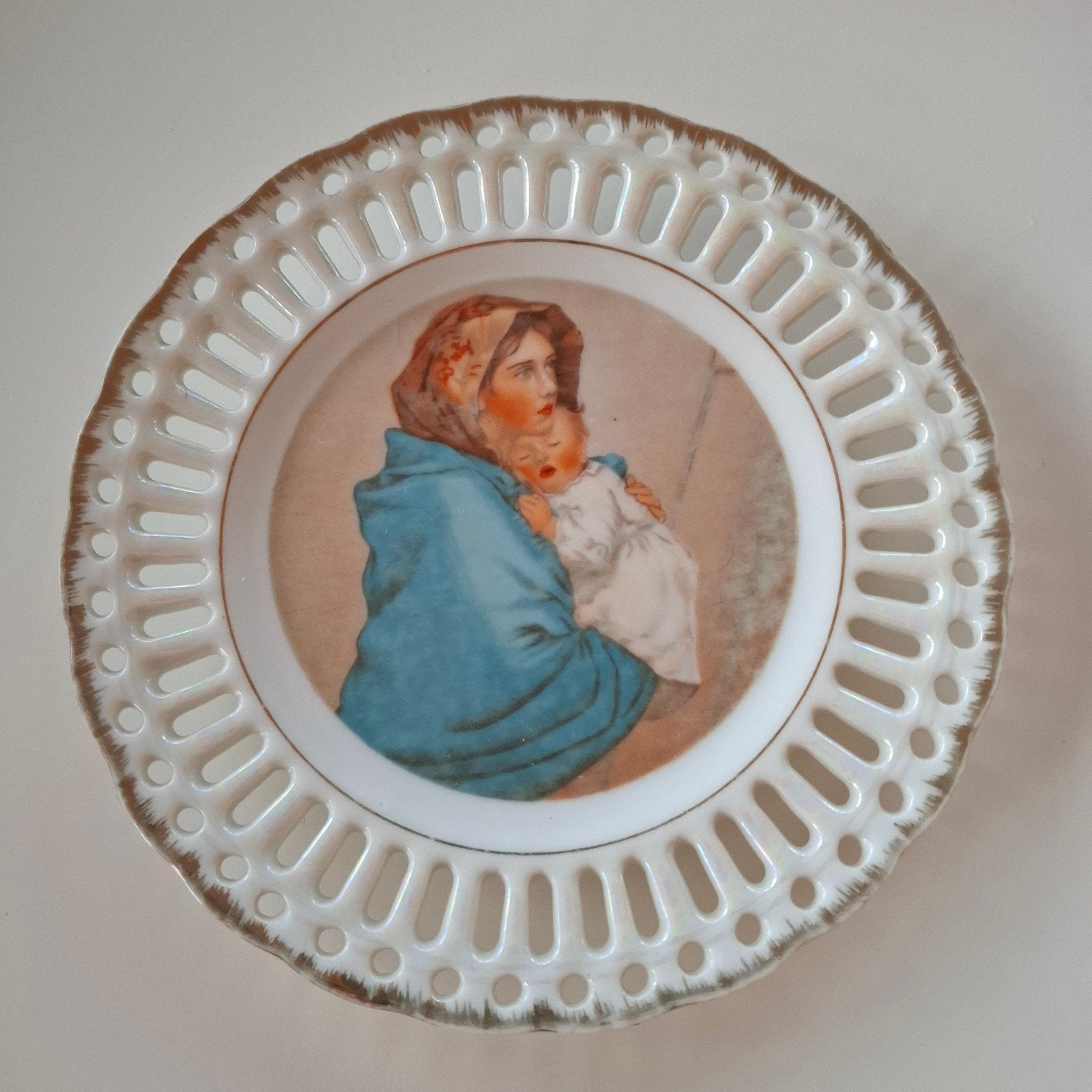 Sierbord Maria met Jezus, Ophalen of Verzenden