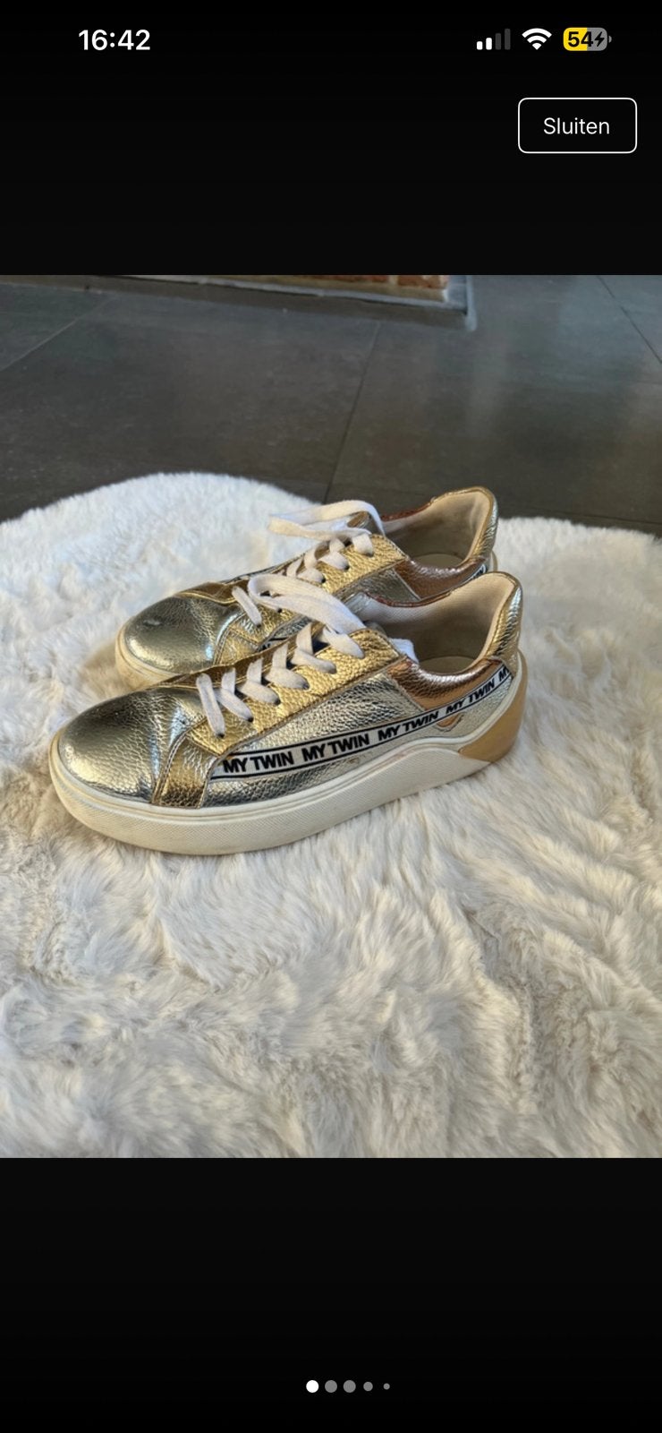 Twinset My Twin Laminated Multicolor Sneakers, Kleding | Dames, Overige kleuren, Ophalen of Verzenden, Sneakers, Gedragen