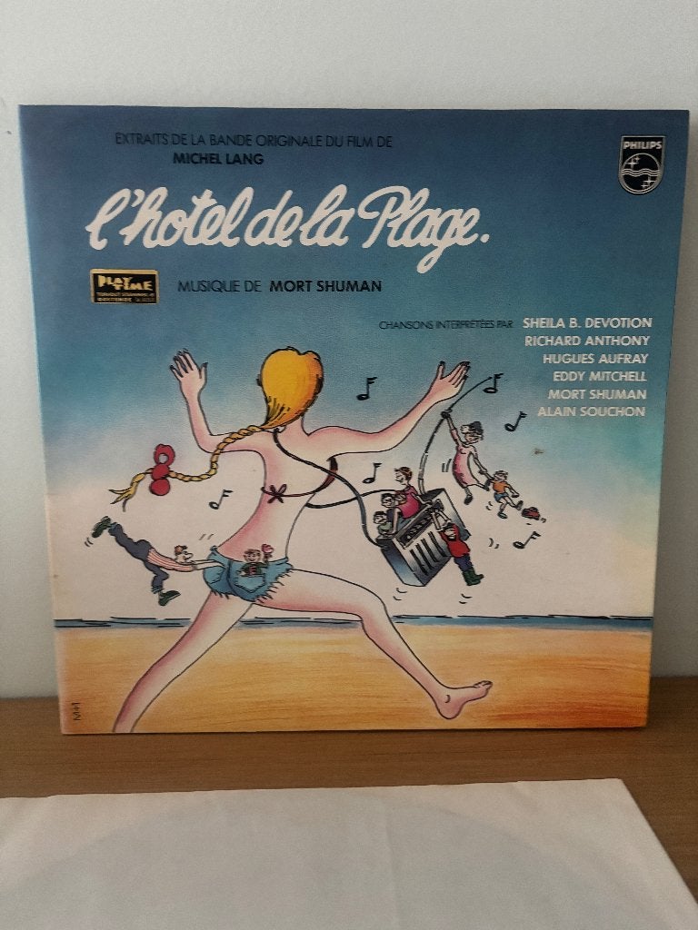 LP - LP - Mort Shuman - L'Hotel De La Plage, Enlèvement ou Envoi, Bande originale, Utilisé, Pochette gatefold