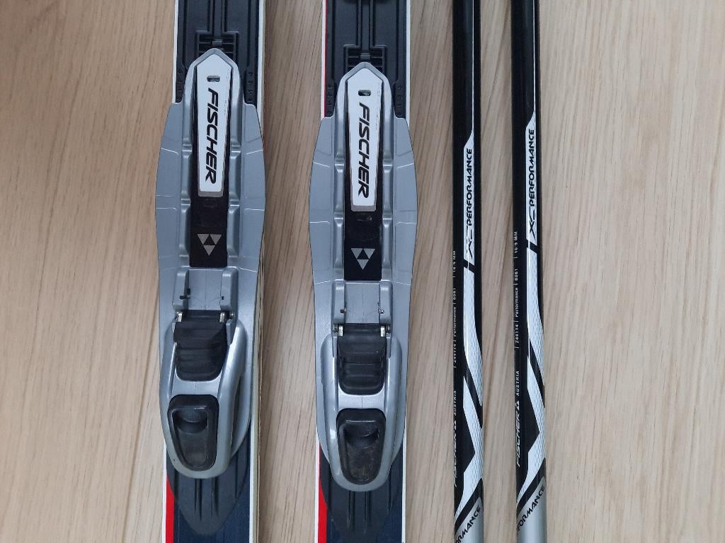 Lot complets 3 skis de fond FISCHER Sport Crown, Sport en Fitness, Skiën en Langlaufen, Ophalen, Overige typen, Nieuw, Fischer