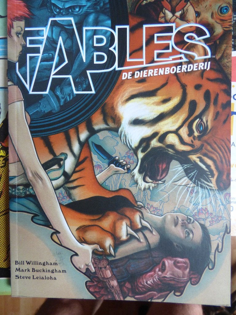 fables , de dierenboerderij ,   dikke softcover 126 blz, Ophalen of Verzenden