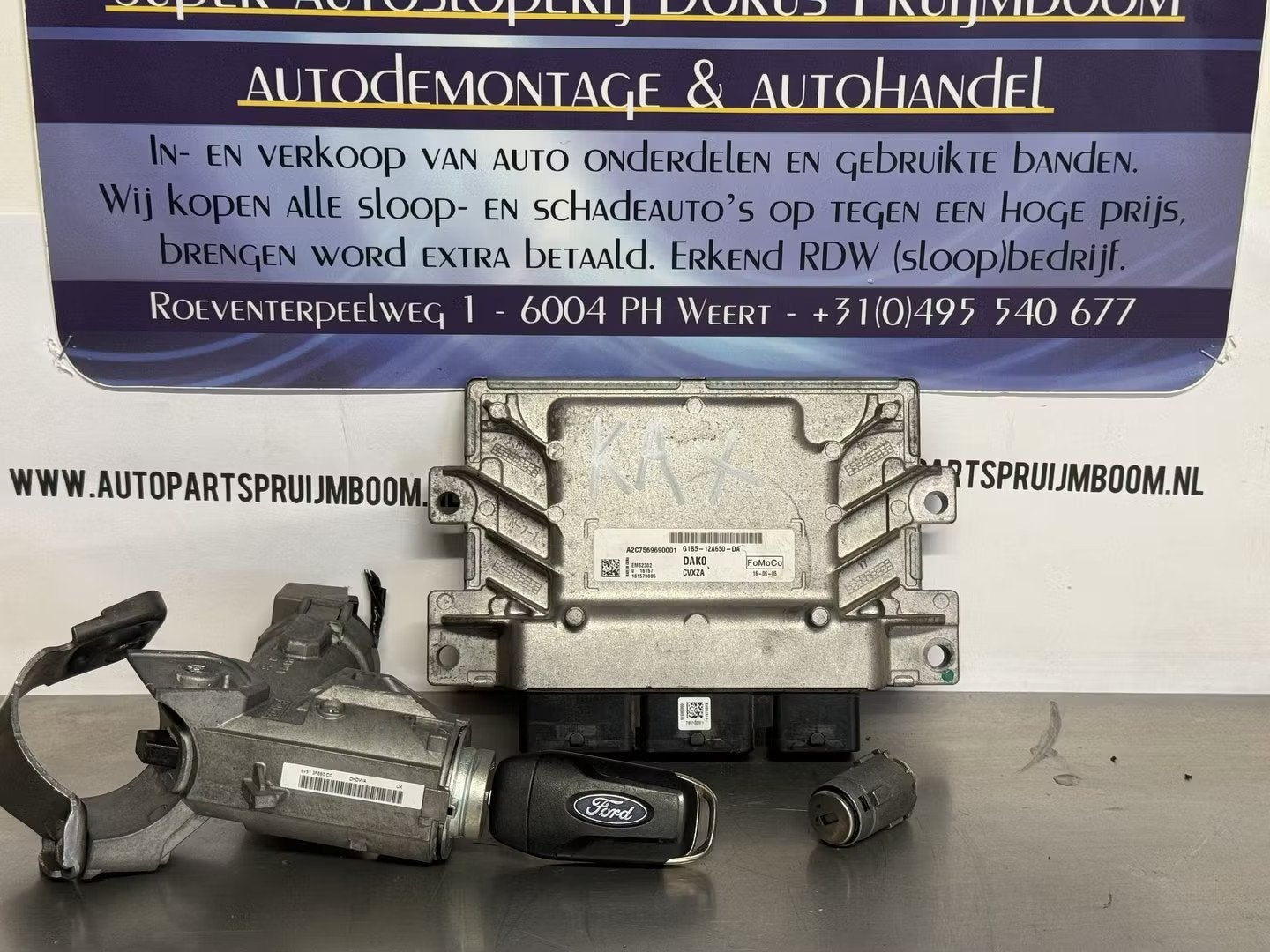 Ford ka+ ecu +contactslot cilinder, Gebruikt, Info@ford.com, Ford, Ford Motor Company