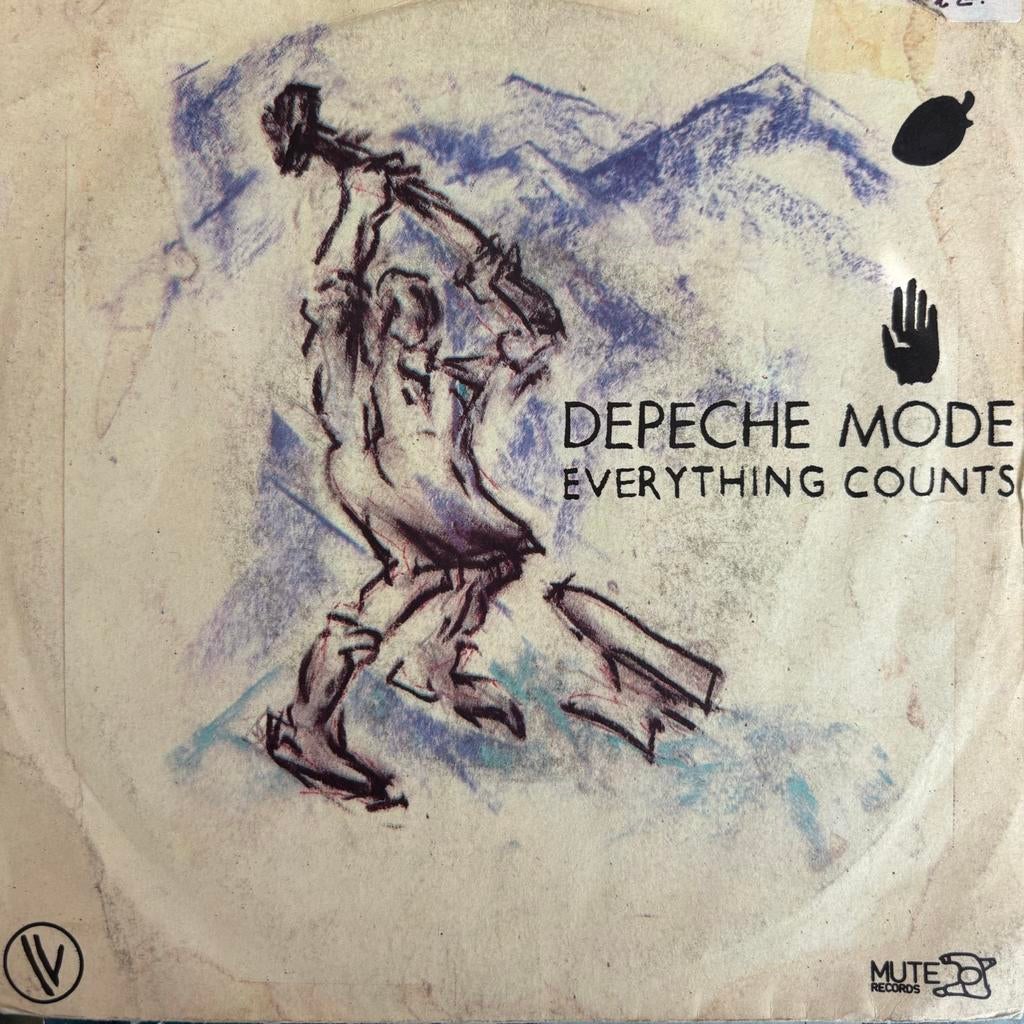 Depeche Mode - Everything counts - work hard ( 7”vinyl )1983, Cd's en Dvd's, Vinyl Singles, Ophalen of Verzenden, Gebruikt
