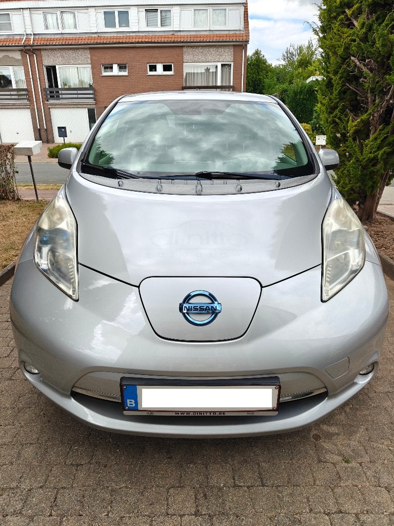 Nissan Leaf 2014, Auto's, Dealer onderhouden, Stof, Beige, Elektrisch