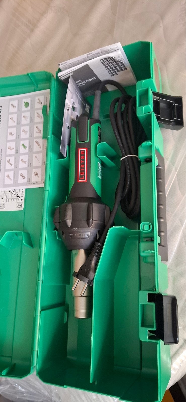 leister triac st, Ophalen