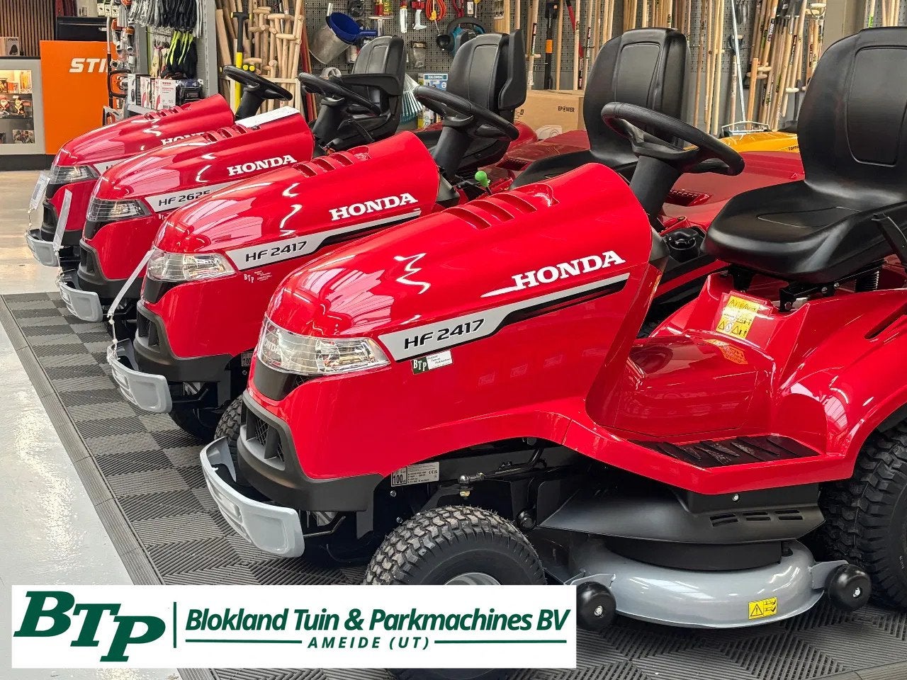 Honda Zitmaaiers op voorraad! De beste vangende zitmaaier!