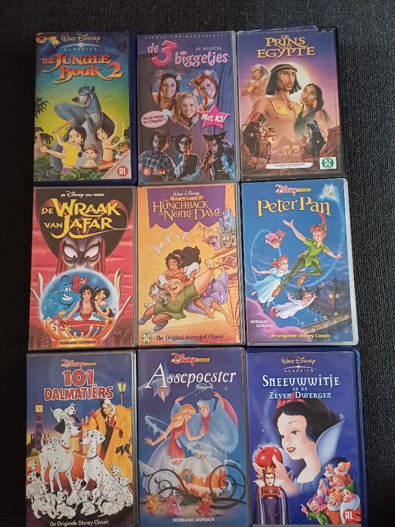 Disney vhs, Cd's en Dvd's, Ophalen, Gebruikt, Tekenfilm, Nederlands