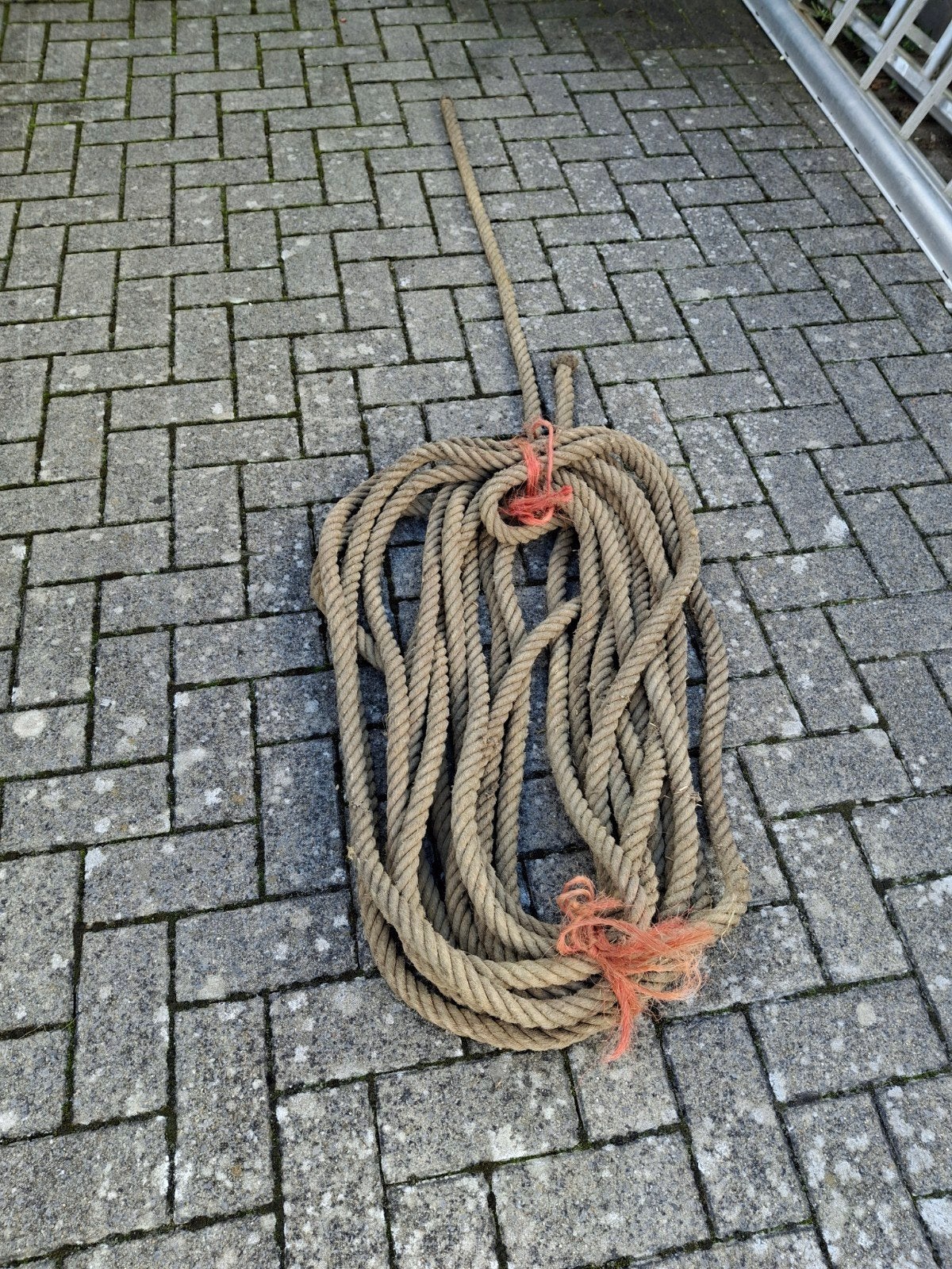 Corde torsadée, Enlèvement