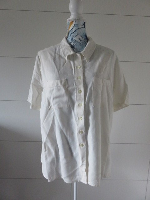 Dames hemd / blouse - Miss Cambridge - Mt 46 - hemdsbloes, Kleding | Dames, Wit, Miss Cambridge, Maat 46/48 (XL) of groter, Ophalen of Verzenden