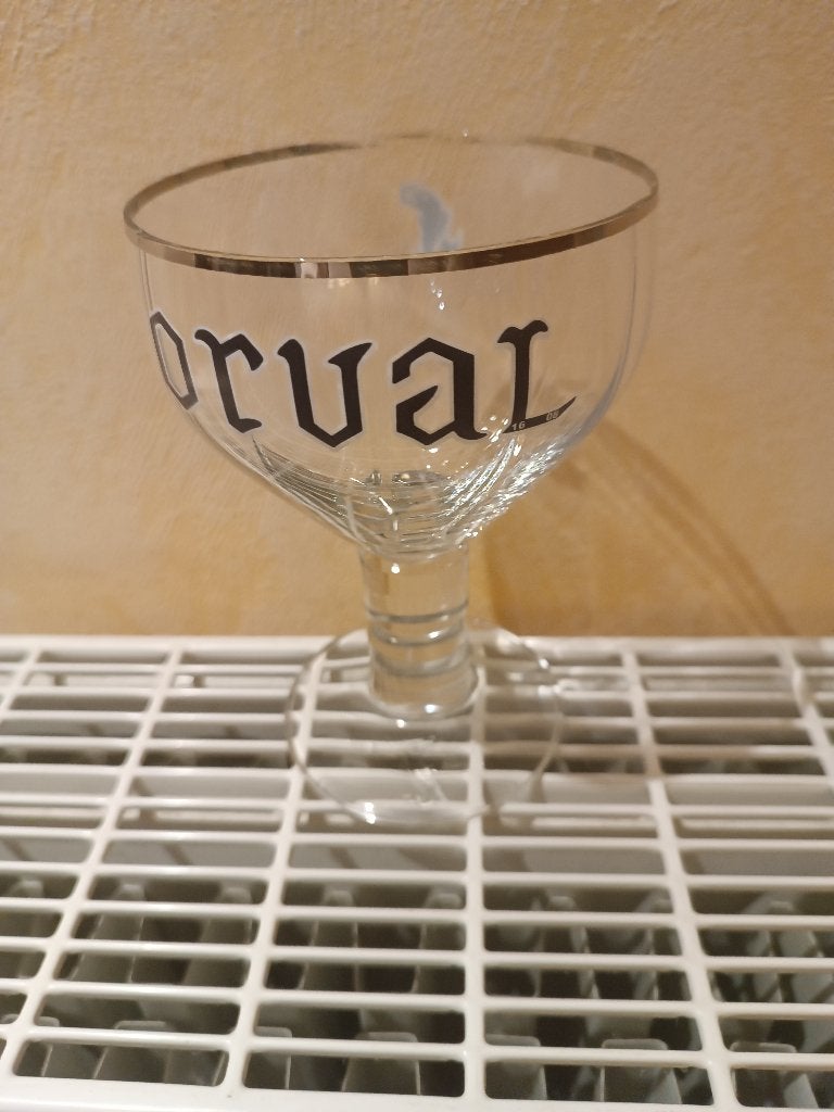 A vendre 1 verre orval, Collections, Enlèvement, Utilisé, Verre à bière