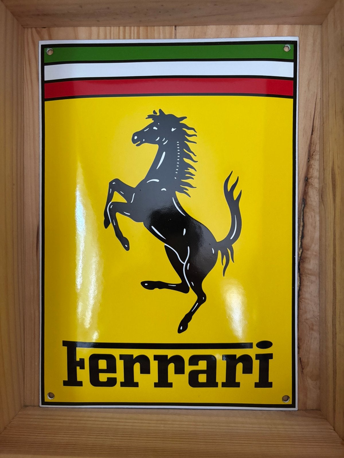 Plaque Émaillée Ferrari, Enlèvement ou Envoi