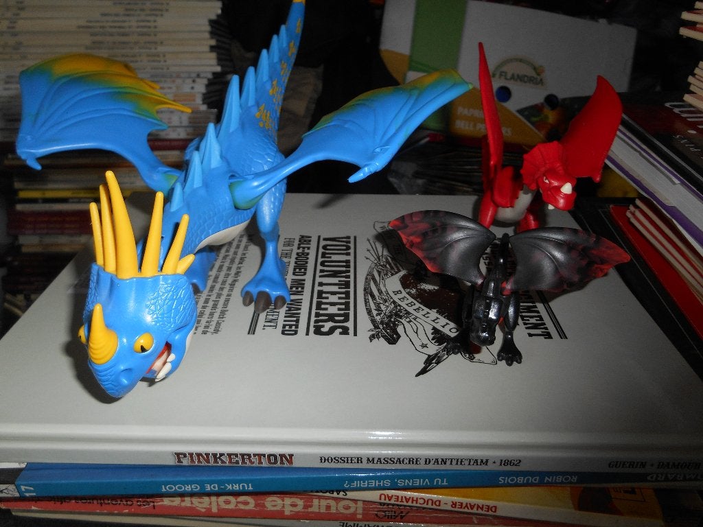 lot de 3 Dragon Playmobil ( 9247 pour le grand), Enlèvement ou Envoi