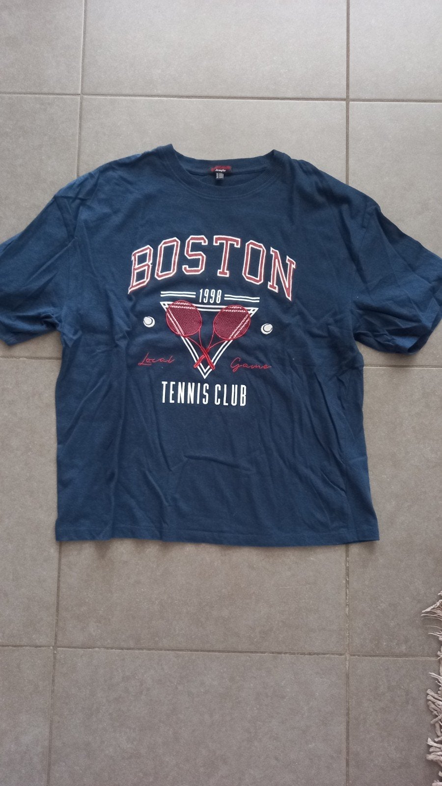 T-shirt avec imprimé de la marque NewYorker, Enlèvement ou Envoi, Bleu