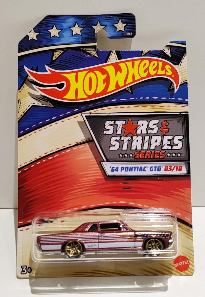 Hot Wheels Stars & Stripes '64 Pontiac GTO (2019), Ophalen of Verzenden