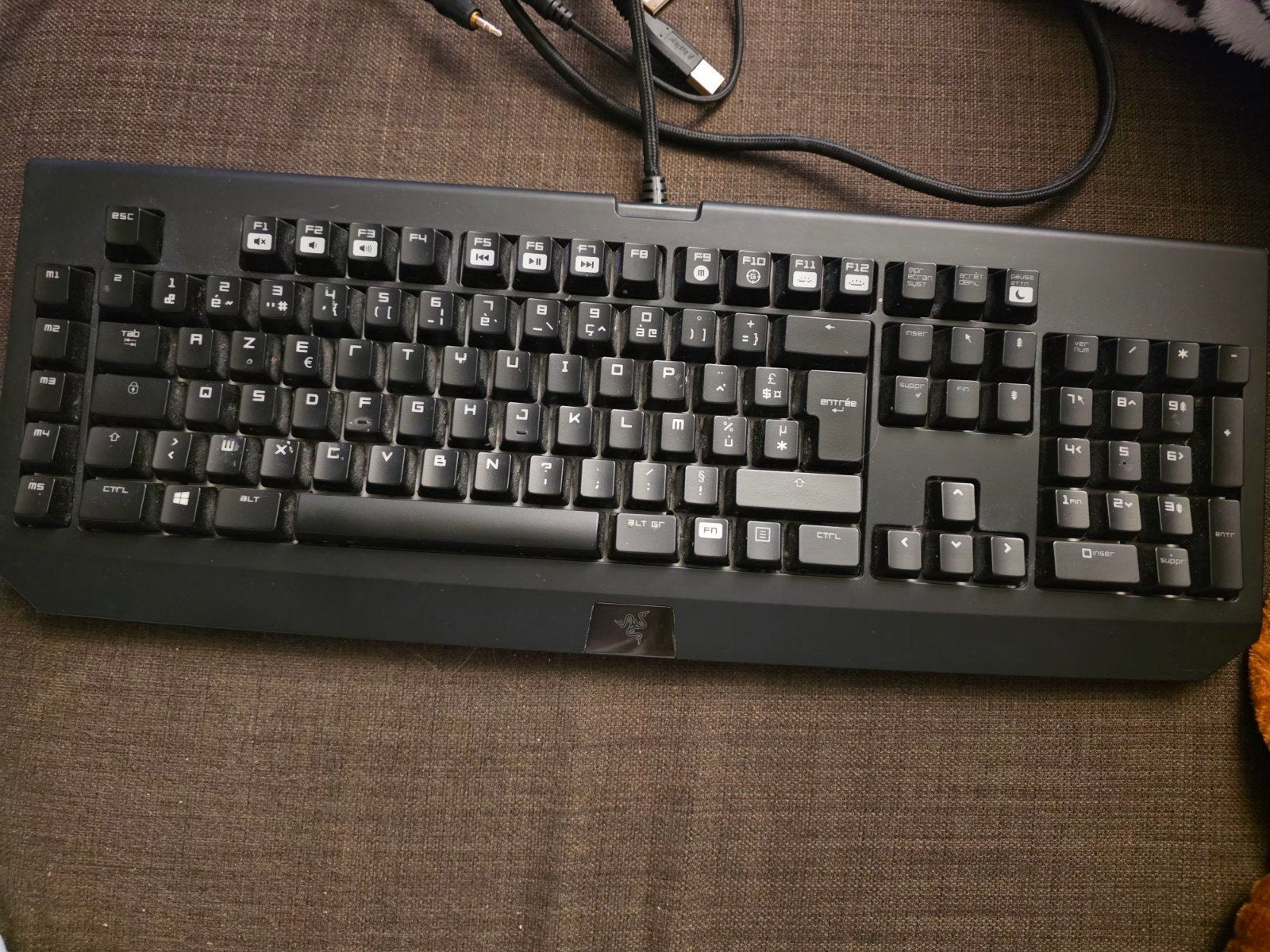 razer toetsenbord, Computers en Software, Toetsenborden, Ophalen, Azerty, Gebruikt, Bedraad