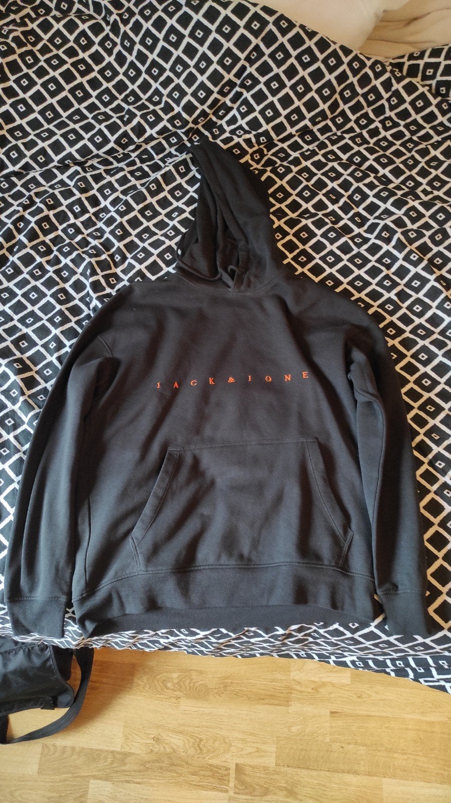 Sweat à capuche noir Jack and Jones, Taille 56/58 (XL), Comme neuf, Enlèvement, Jack and Jones