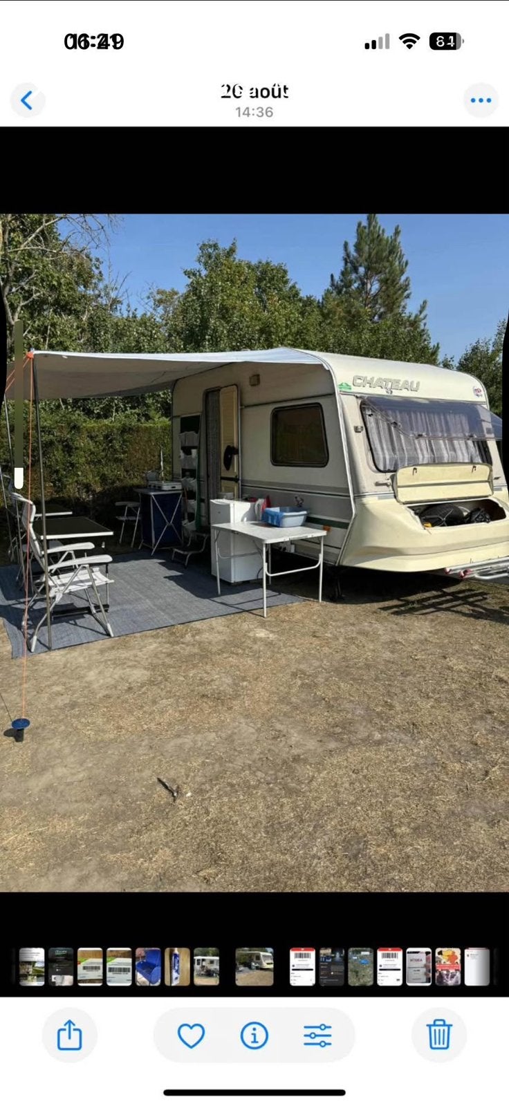 Caravane, Enlèvement, Utilisé