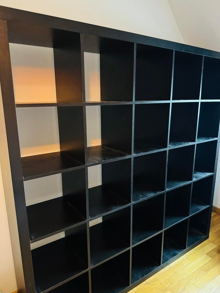 Meuble Kallax noir, Maison & Meubles, 25 à 50 cm, 150 à 200 cm, Utilisé, 150 à 200 cm