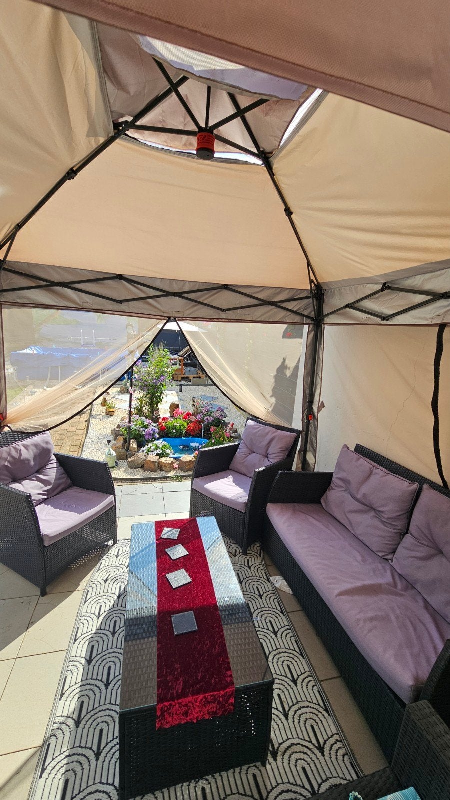 Tuinset top staat eerst is eerst, Tuin en Terras, Partytenten, Ophalen