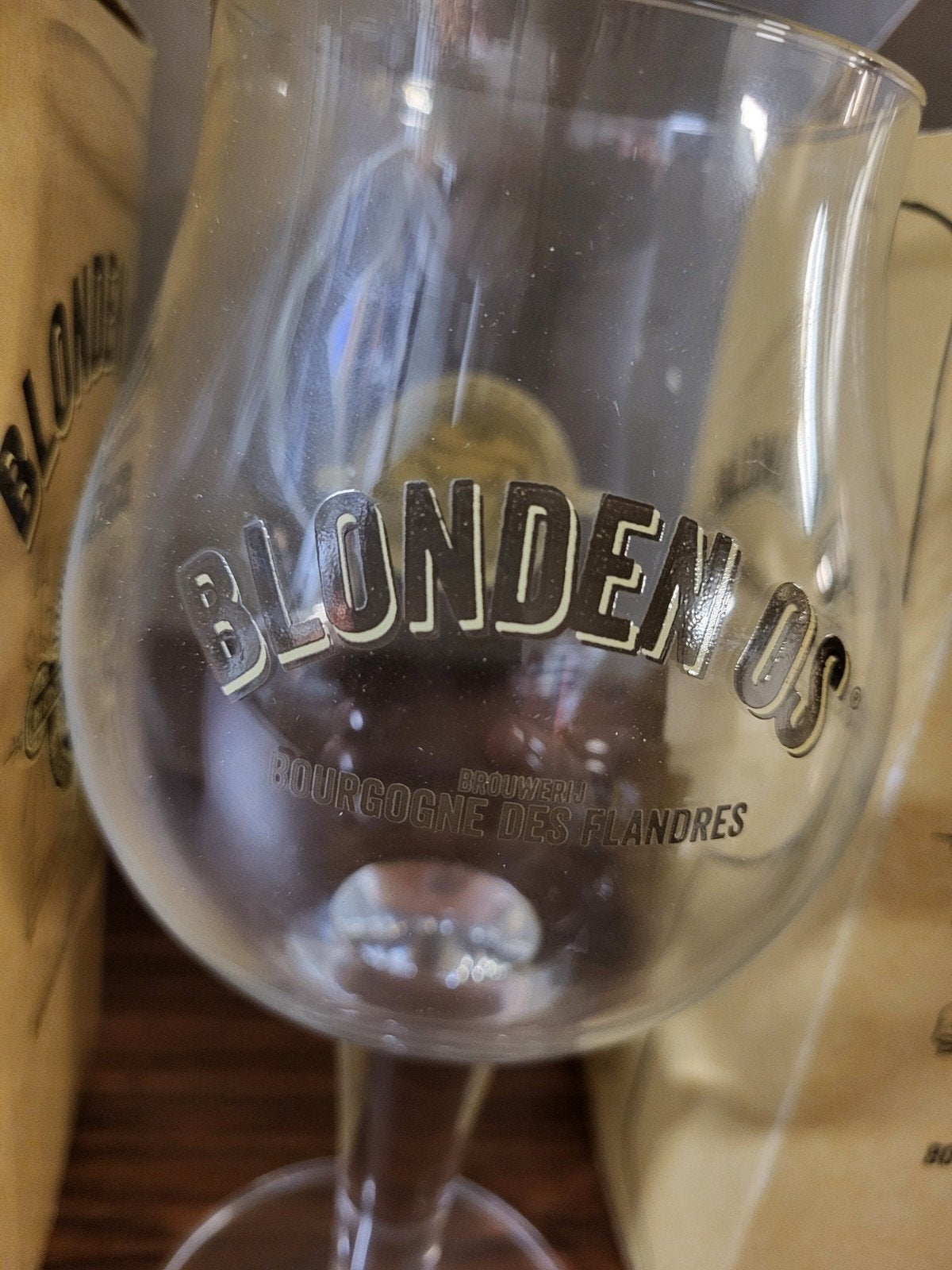 30 tal glazen Blonden Os, Verzamelen, Ophalen, Nieuw, Glas of Glazen