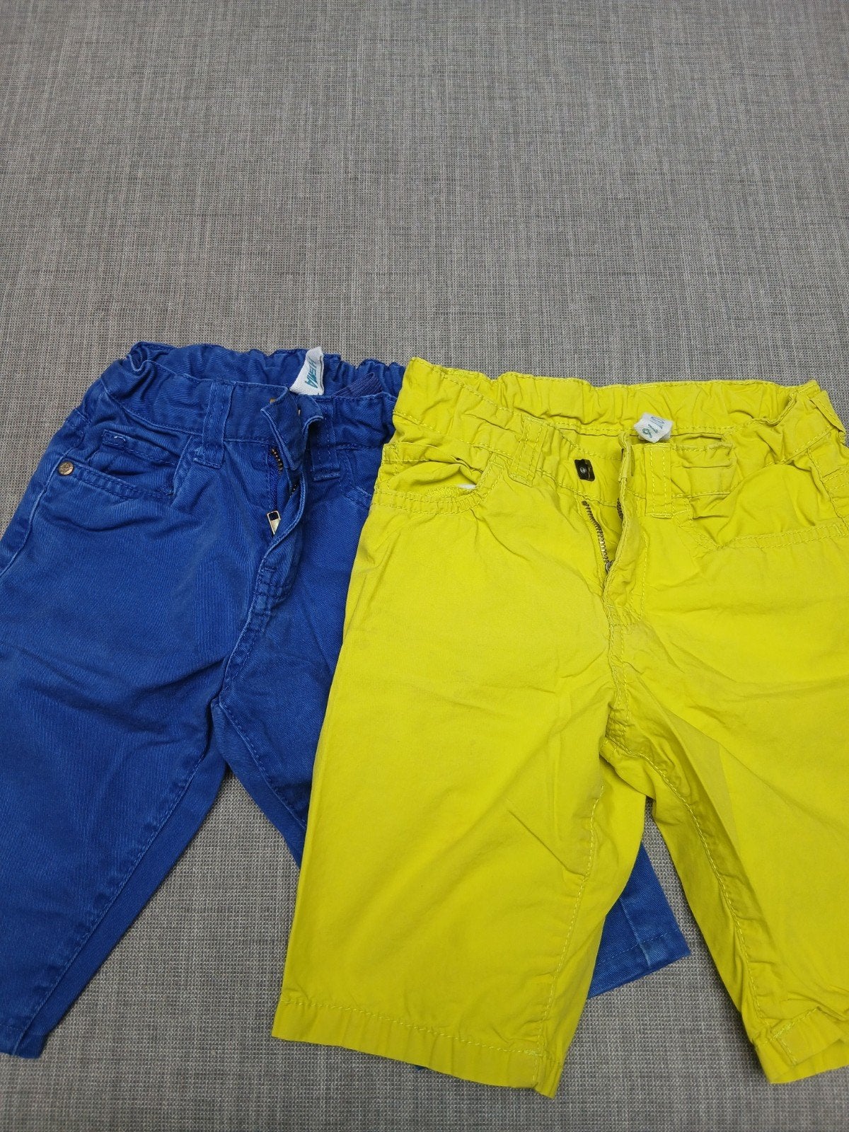 2 jongens shorten 116, Broek, Gebruikt, Ophalen of Verzenden, Hema