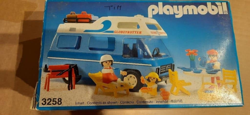Vintage Playmobil 3258 - Camper, Enlèvement ou Envoi, Autres séries, Kit complet, Utilisé