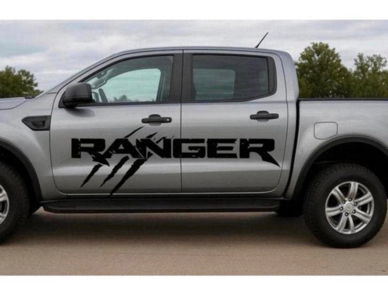 Zwart Vinyl stickers Ford Ranger Claw - zijkanten klauwen, Ophalen of Verzenden