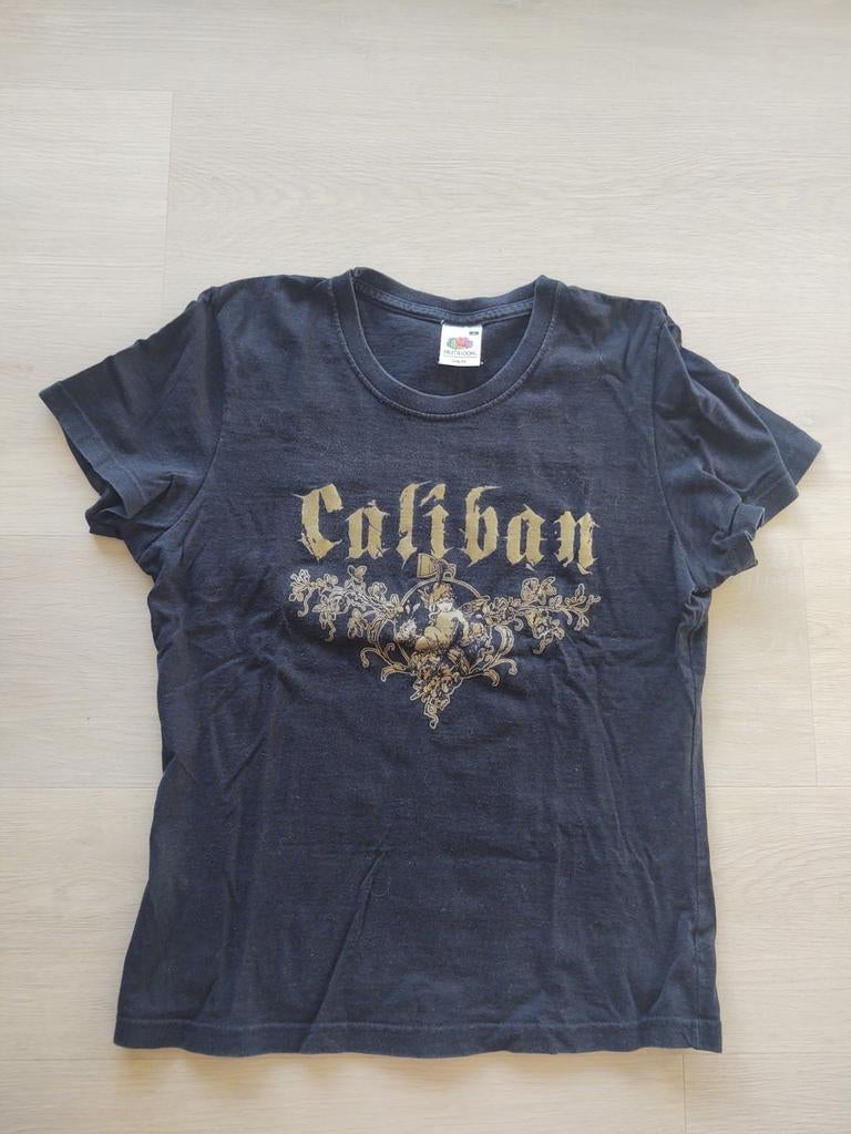 T-shirt - Caliban - band t-shirt - maat M (vrouw), Kleding | Dames, Maat 38/40 (M), Zwart, Fruit of loom, Ophalen of Verzenden