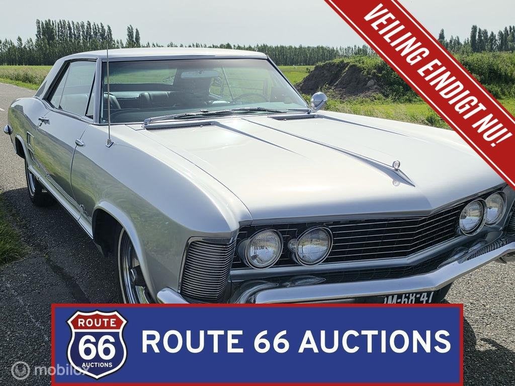 Buick Riviera | 1963 | Route 66 Auctions, Auto's, Zwart, Bedrijf, Handgeschakeld, Buick