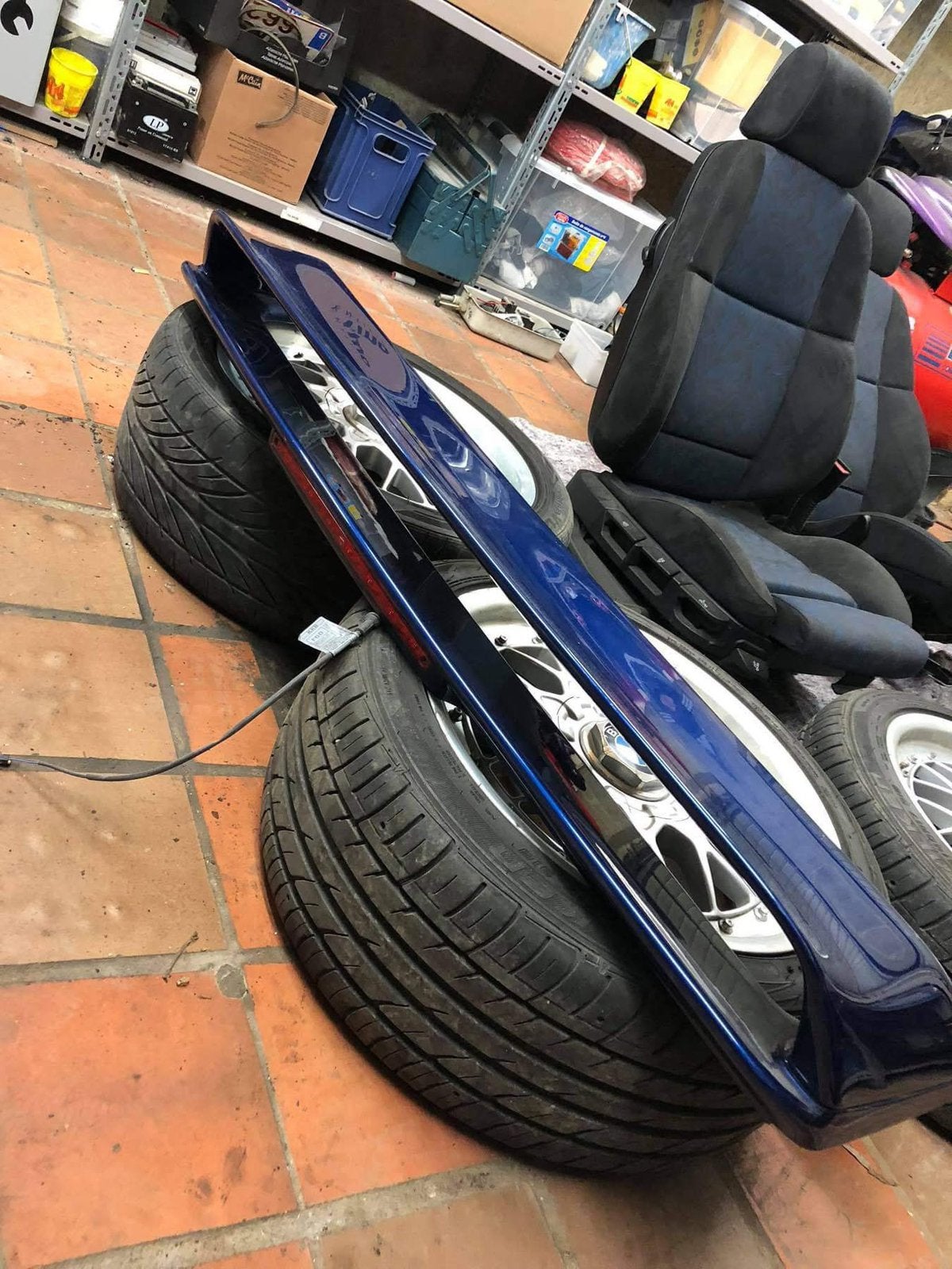 Bmw e36 clubsport spoiler OEM met remlicht!, Ophalen, Zo goed als nieuw