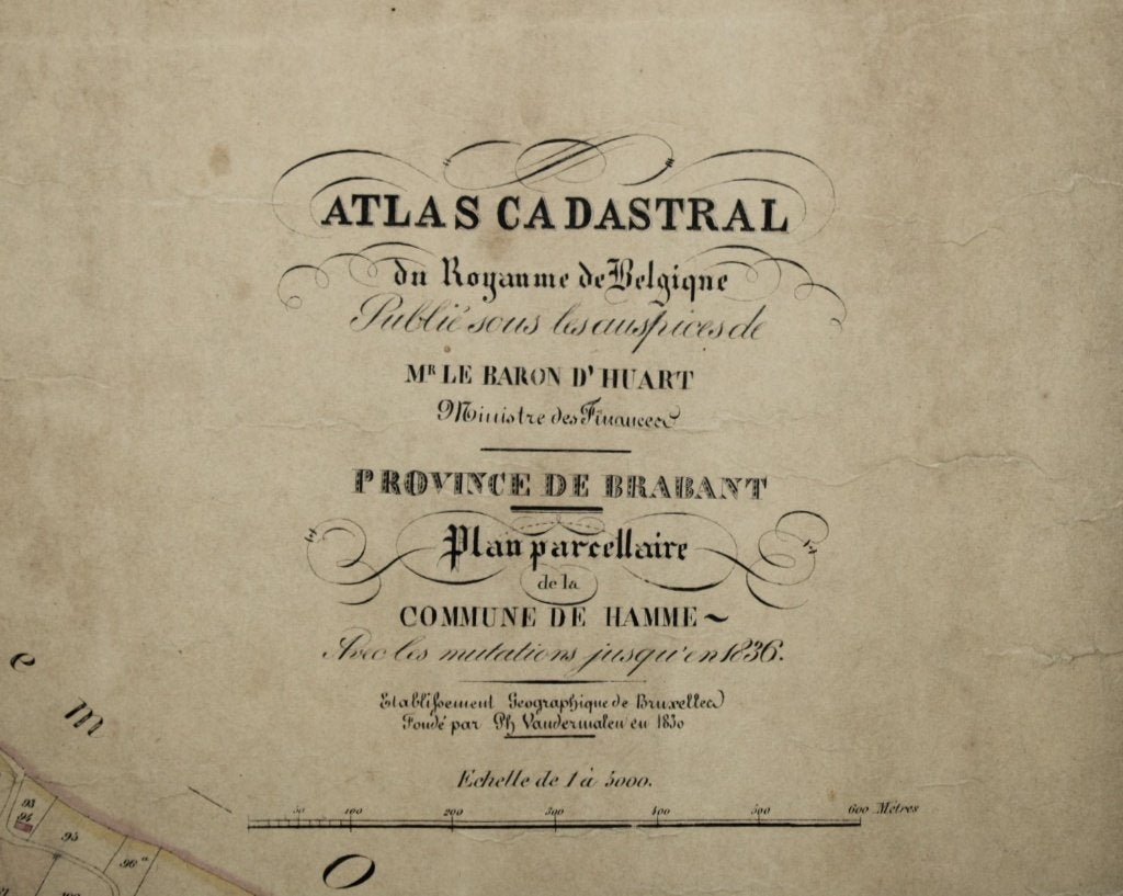 oude kaart Hamme, Ph. Vandermaelen, 19de eeuw, Ophalen