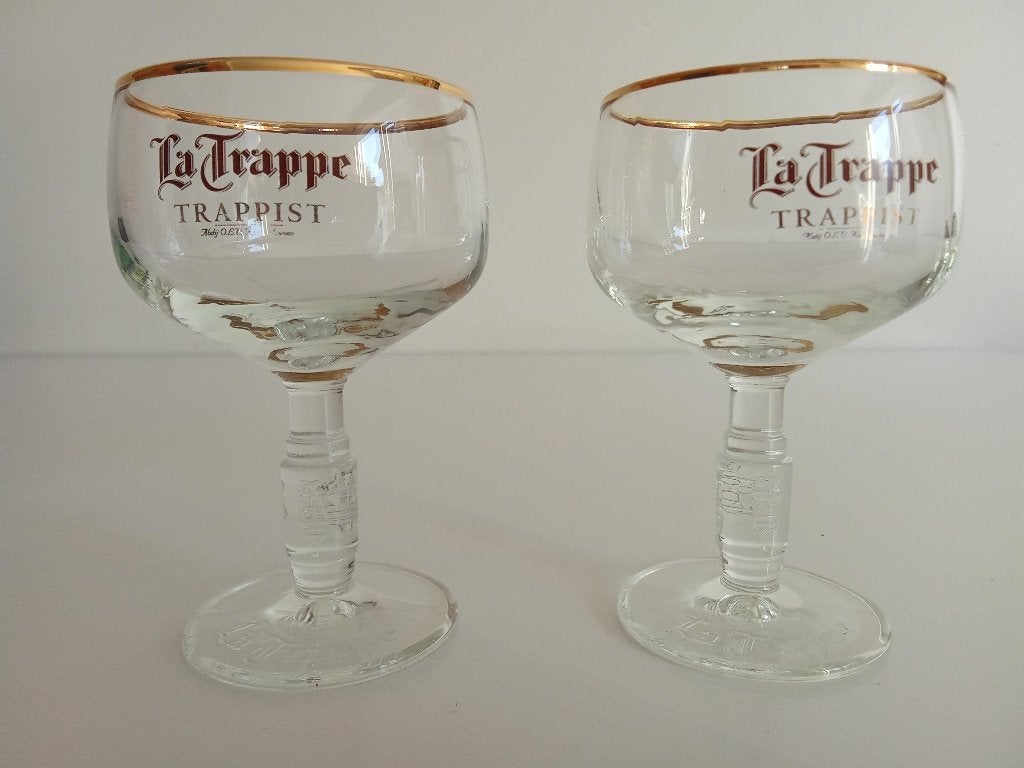UNIEKE La Trappe MINI Trappist degustatieglazen (15 cl), Verzamelen, Biermerken, Ophalen, Zo goed als nieuw, Glas of Glazen, La Trappe