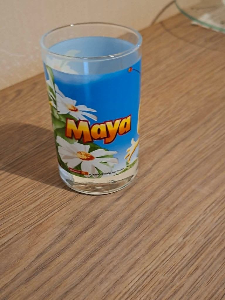 Maja de Bij drinkglas / Studio 100, Verzamelen, Glas en Drinkglazen, Zo goed als nieuw, Frisdrankglas, Ophalen of Verzenden