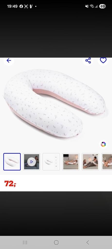 Coussin d'allaitement, Ophalen, Zo goed als nieuw, Voedingskussen