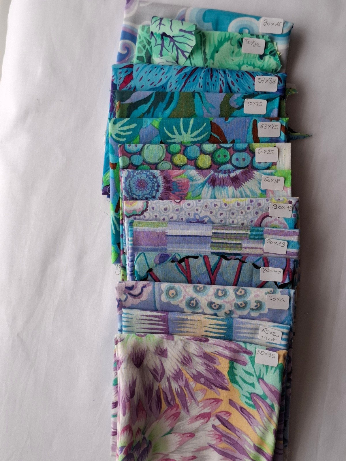 13 patchworkstofjes van Kaffe Fasset, Ophalen of Verzenden