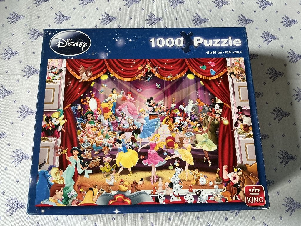 Leuke Disney puzzel 1000 stukken, Ophalen of Verzenden, 500 t/m 1500 stukjes, Zo goed als nieuw, Legpuzzel