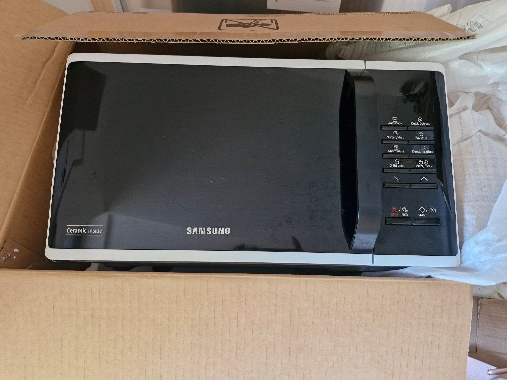 Microgolfoven Samsung zwart, Ophalen, Gebruikt, Microgolfoven, Draaiplateau