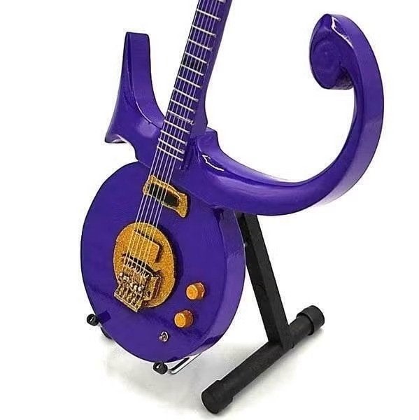 Miniatuurreplica Love Symbol gitaar Paars - Prince, Muziek en Instrumenten, Ophalen of Verzenden, Nieuw, Akoestische gitaar