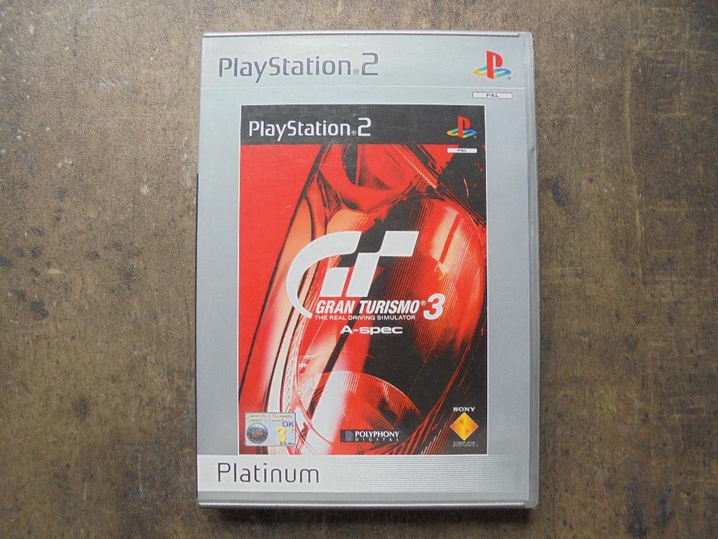 Gran Turismo 3 A-spec voor PS2 (zie foto's), Enlèvement ou Envoi, 1 joueur, Course et Pilotage, Utilisé