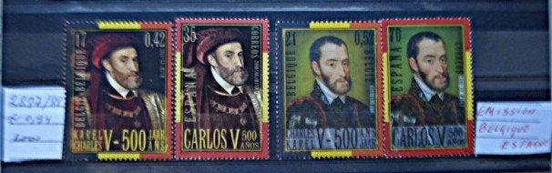 Belgique  n  2887/88  **/mnh + Emission Espagne, Non oblitéré, Envoi, Neuf, Autre
