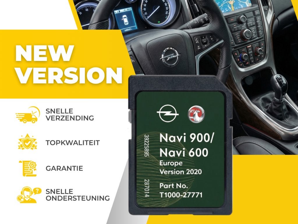 Opel NAVI 900 / 600 - SD Kaart ✅ Navigatie NEW, Verzenden, Nieuw, Landkaarten