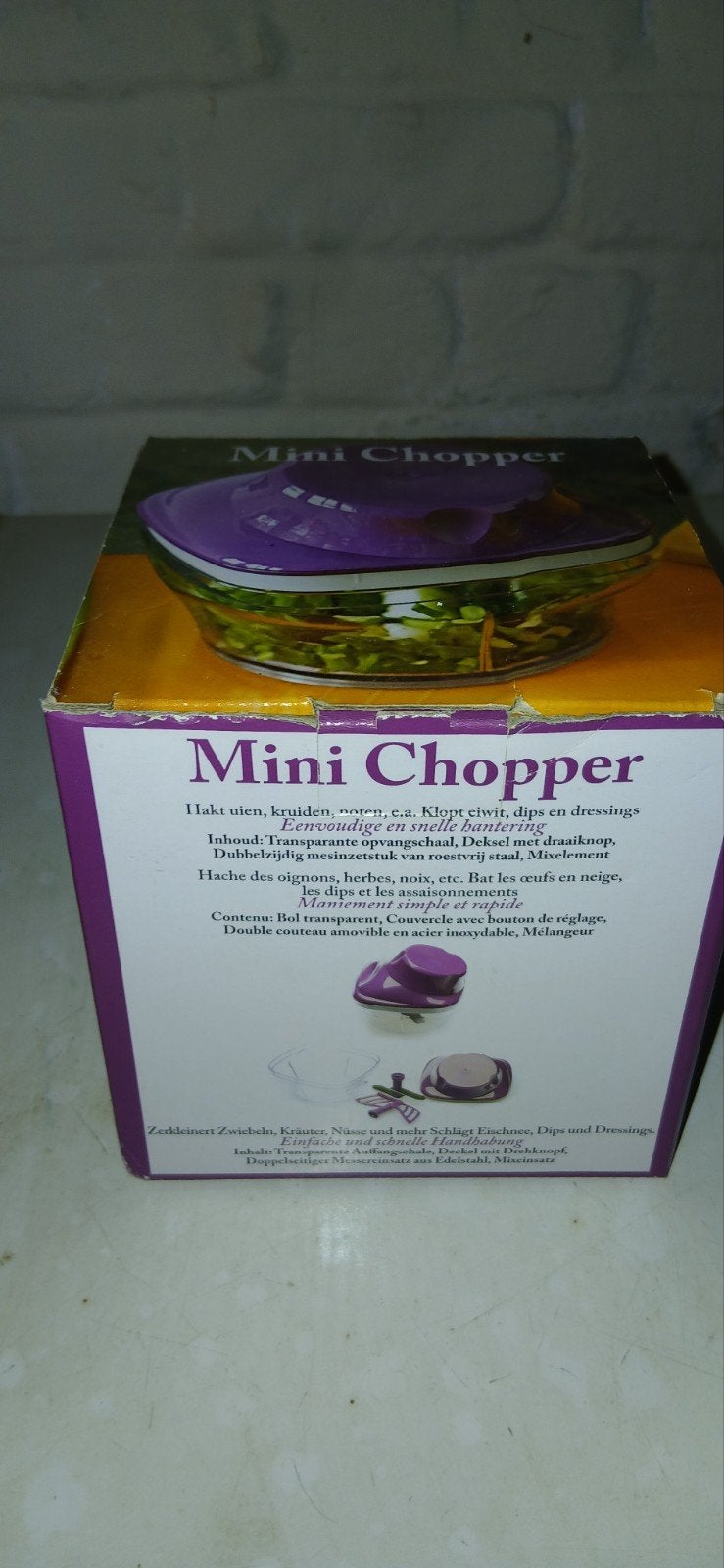 mini chopper neuf, Maison & Meubles, Cuisine | Ustensiles de cuisine, Enlèvement ou Envoi
