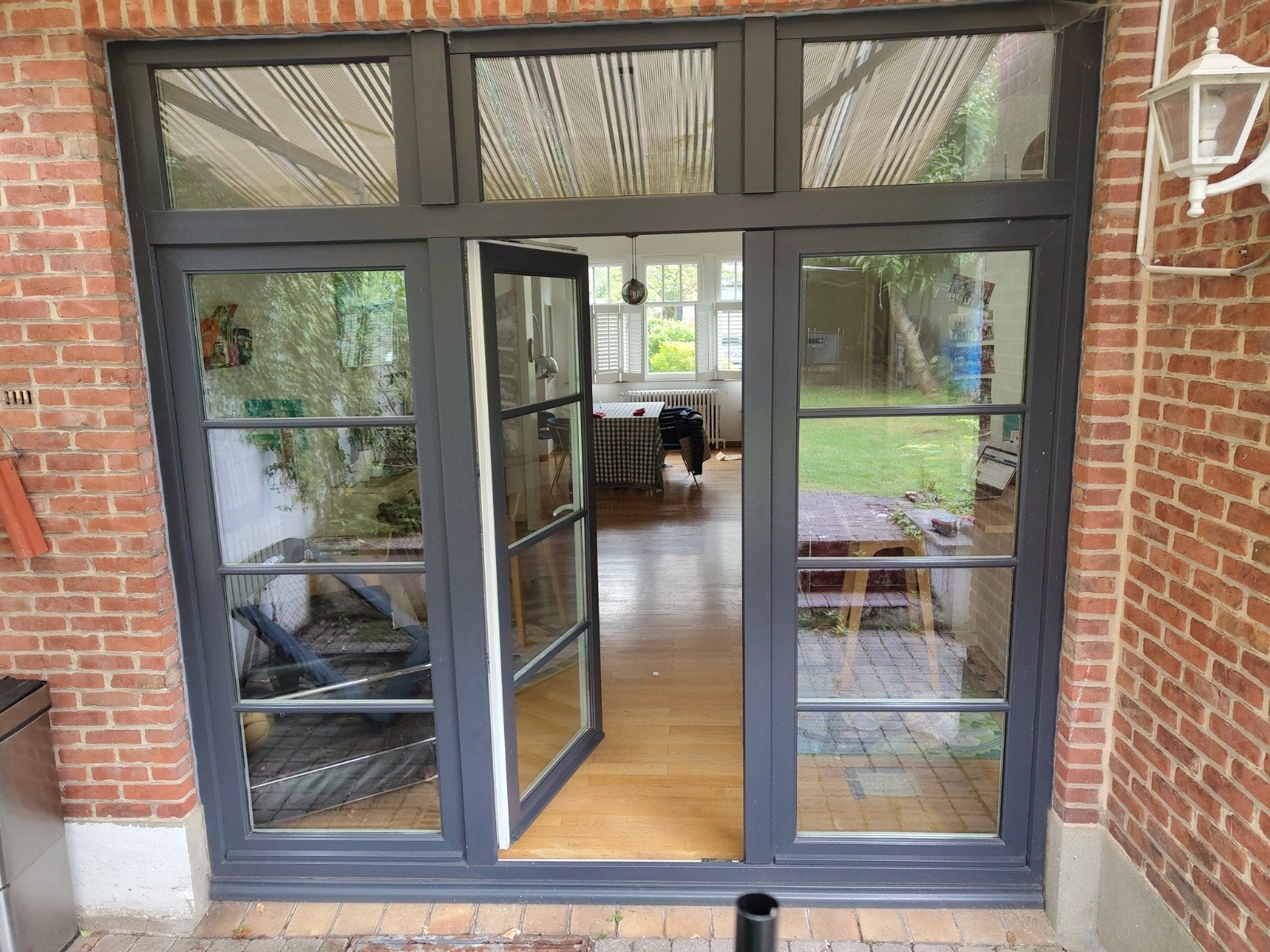 portes et fenêtres en bois - très bonne état, Bricolage & Construction, Double vitrage, 160 cm ou plus, Comme neuf, Enlèvement